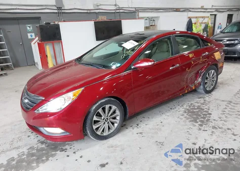 2014 Hyundai Sonata Limited z USA, uszkodzony, nr VIN 5NPEC4AC6EH828027